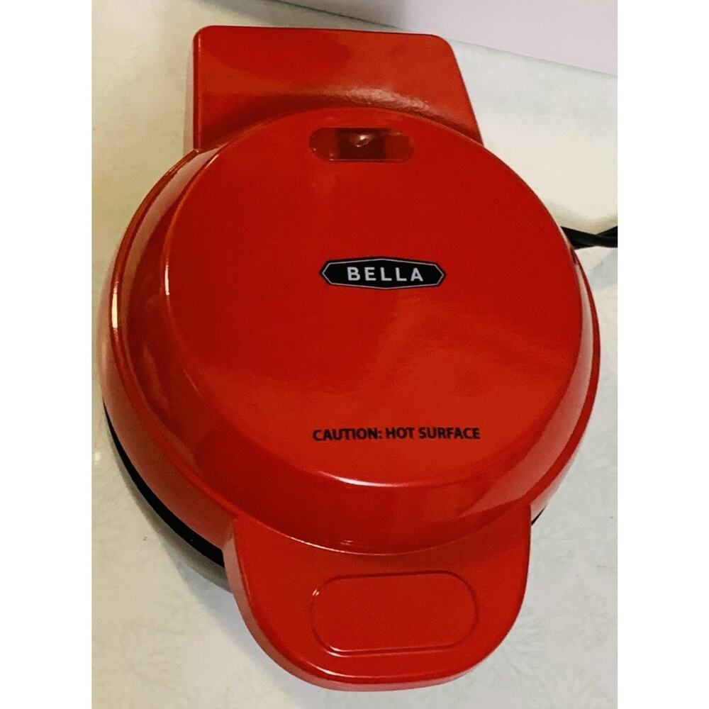 Bella Mini Cake Pop Maker Red Nonstick Cooking Tested - Picture 2 of 8